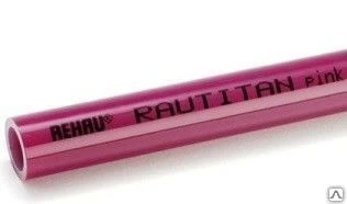 Фото Труба Rehau Rautitan pink 20х2,8 мм (бухта 120 м), арт.136052-120