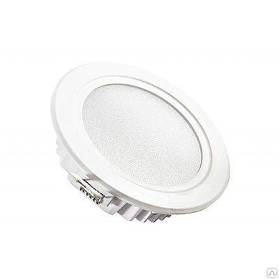 Фото Светильник ledcraft downlight белый круглый 225*210 20 вт холодный белый