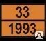 Фото Легковоспламеняющаяся жидкость (33-1993) /Табличка &quot;Опасный груз&quot; рельефная