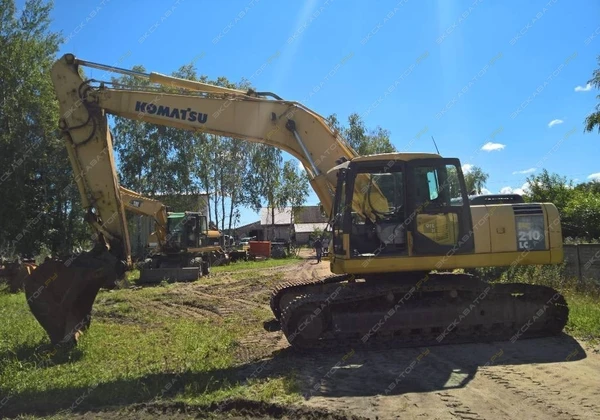 Фото Аренда гусеничного экскаватора Komatsu PC210, Санкт-Петербург