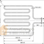 Фото №5 ТЭН Harvia ZSK-710 (2670 W, для печей KIP/KV/M/V)