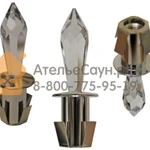 Фото №4 Комплект Cariitti VPL30CT Crystal Star (1527612, хром, 118 точек, 18 хрусталиков, синее мерцание)