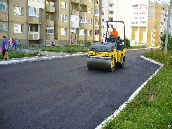 Фото Асфальтирование территории