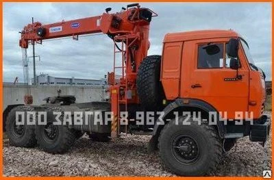 Фото Тягач камаз 65115 с с Kanglim KS2056H c буровой