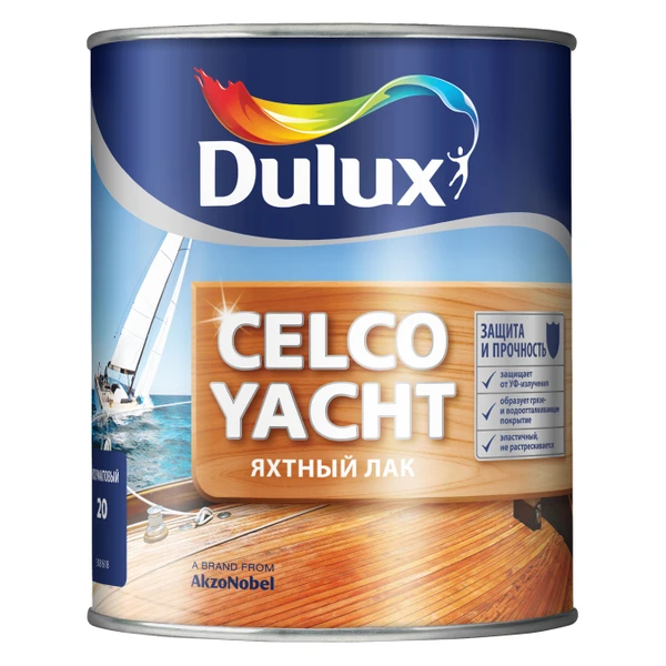 Фото DULUX CELCO YACHT ЛАК АЛКИДНО-УРЕТАНОВЫЙ ЯХТНЫЙ ГЛЯНЦЕВЫЙ\ПОЛУМАТОВЫЙ Дулюкс