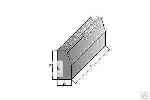 Фото Камень бордюрный БР 100.20.8-красный