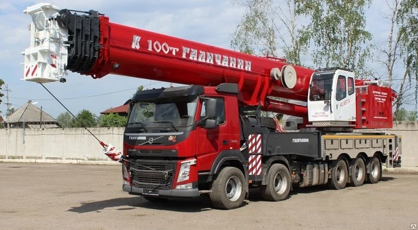 Фото Автокран
100 тонн КС-85713
Галичанин на Volvo FM 380,10х4,Основная стрел