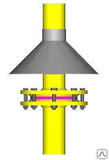 Фото Зонт для изолирующего фланцевого соединения Ду 500
