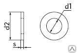 Фото DIN 125 Шайба плоская размер от М1 до М90