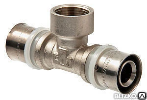 Фото Тройник VALTEC 26х3/4" внутренняя резьба пресс