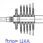 фото Ротор ЦНД паровой турбины К-160-130 в Москве