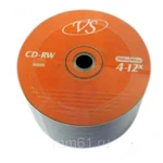 фото Диск VS CD-RW 700Mb 12x (уп.50 шт.) /600/