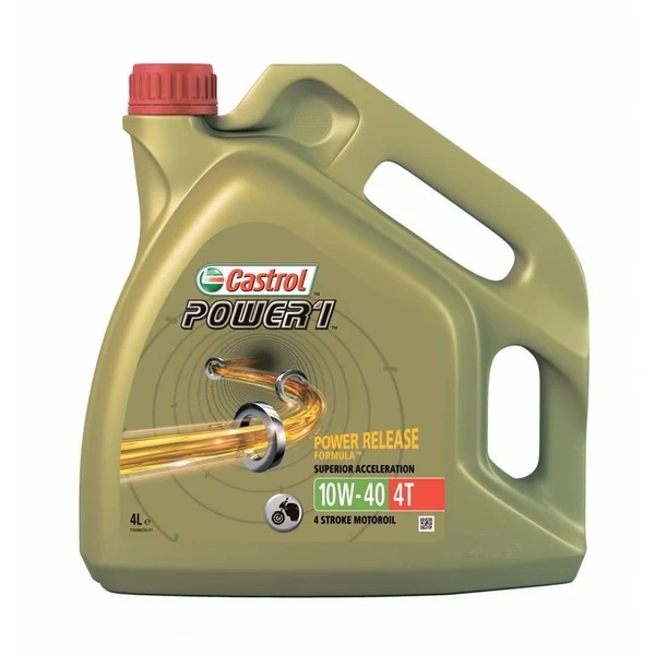 Фото Моторное масло для мототехники Castrol POWER 1 4T 10W-40 (4л.) 15688C