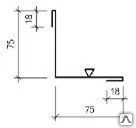 фото Планка угла внутреннего ПУВ 75х75х2000 МП СК-14 и Lбрус Ecosteel
