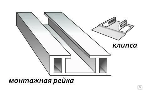 Фото Профиль обрешетка ПВХ рейка 3,00*0,08м