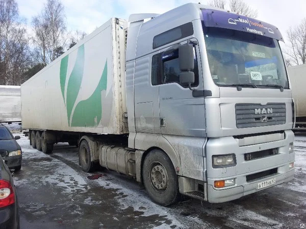 Фото MAN TGA 460 л. с. 2004 г. в + Реф. Шмитц