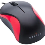 фото Компьютерная мышь Oklick 115S for Notebooks Black/Red Optical 1000DPI USB