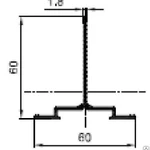 фото DokSal, H-профиль 60/60/1.8