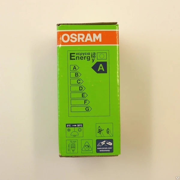 Фото Лампа энергосберегающая Osram 12/840 Е14