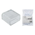 фото Зажим (заглушка) для ленты UCW-Q220 K12 CLEAR 025 POLYBAG Изолирующий зажим (заглушка) для светодиодной ленты 5050, 12-14 мм, цвет прозрачный, 25 штук в пакете