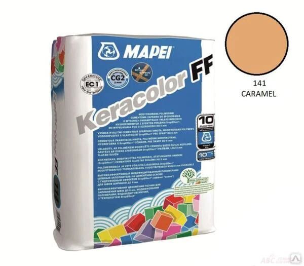 Фото Затирка Mapei KeraColor FF-Alu 141/2 карамель 3802