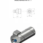 фото Маслёнка M10x1,0 простая 23SM10/1 для фронтального погрузчика Metal-Fach Вепрь Т219