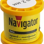 фото Припой 93 084 NEM-Pos02-61K-2-K100 (ПОС-61; катушка; 2мм; 100 г) Navigator 93084