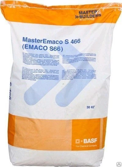 Фото Сухая бетонная смесь MasterEmaco® S 466 
(EMACO® S66)