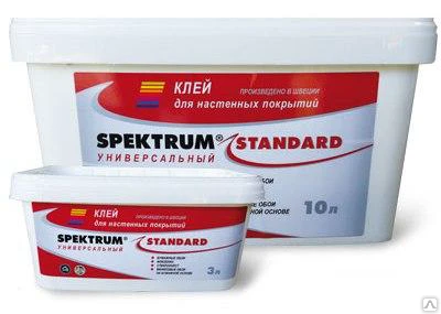 Фото Клей готовый обойный "Spektrum Standard", 3л