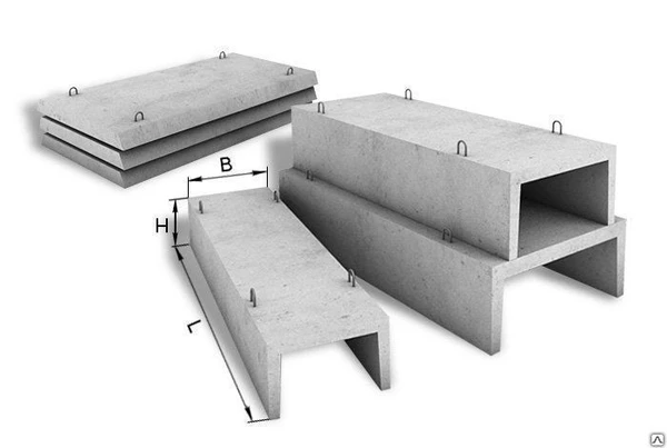 Фото Железобетонный лоток ЛК 300.120.90-1