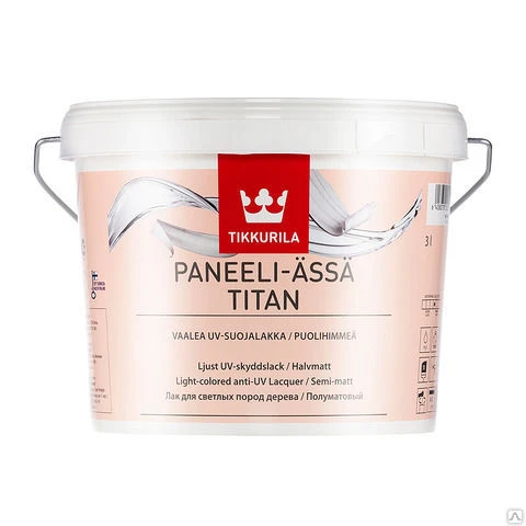 Фото Лак интерьерный Tikkurila PANEELI-ASSA TITAN