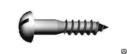 Фото Шурупы с полукруглой головкой и прямым шлицем, ГОСТ 1144-80 5,0 x 50