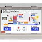 фото Панель оператора сенсорная 7”, 2 порта RS232/RS485 MT8070iER Weintek