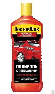 Фото Полироль с тефлоном красная Doctor Wax,300мл.