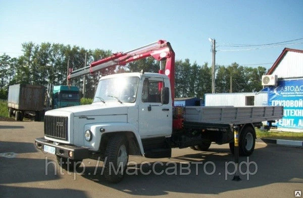 Фото Газ 3309 с манипулятором TADANO