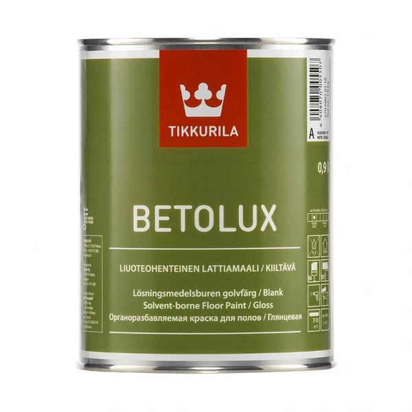 Фото Уретано-алкидная краска для пола Betolux C TIKKURILA 0,9 л