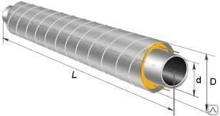 Фото Труба бесшовная г/к в ППУ-Оц изоляции 57/6,0/140