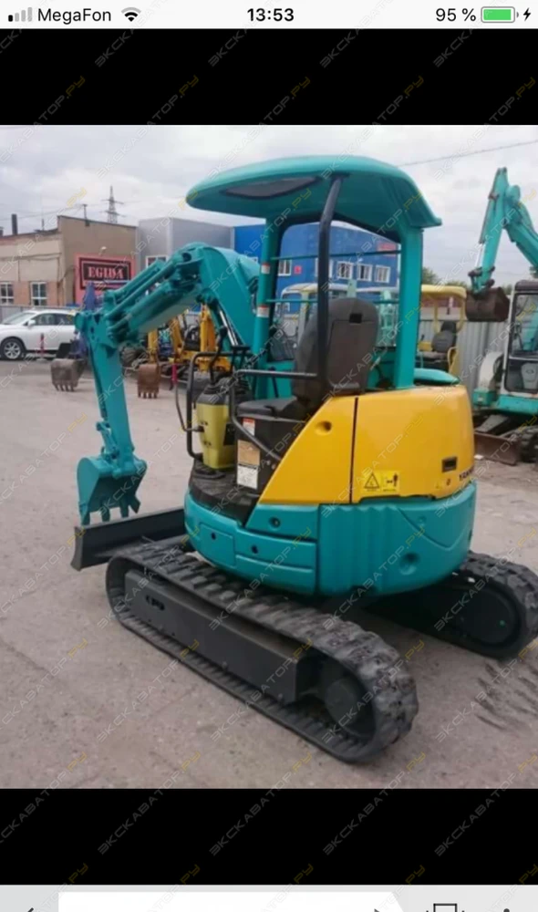 Фото Аренда мини-экскаватора Yanmar B3, Санкт-Петербург