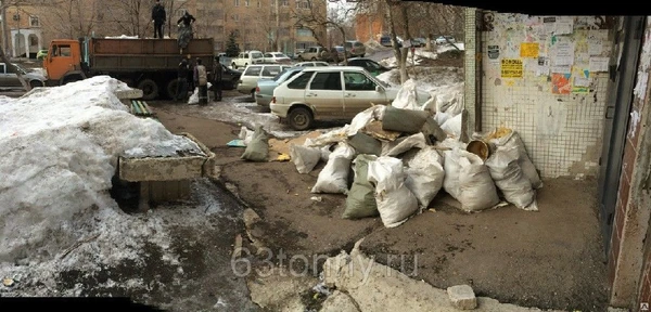 Фото Перевозка строительного мусора на свалку