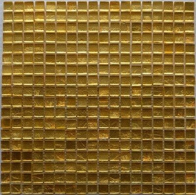 Фото Мозаика BONAPARTE Classik gold 300х300 стеклянная