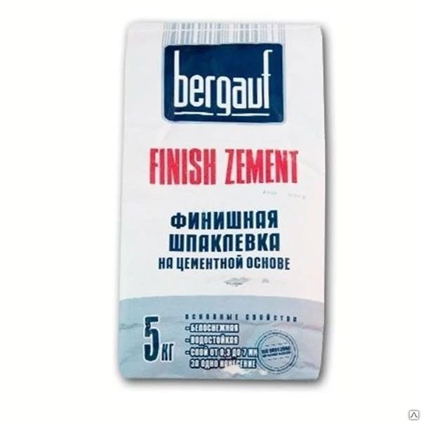 Фото Шпаклевка Finish Zement, 5 кг