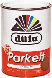 Фото Лак паркетный матовый PARKETT 2,5 л. Dufa Retail