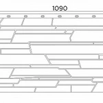 Фото №2 Фасадная панель Скала 460х1090мм (0,43м2), Желто-коричневый FineBer