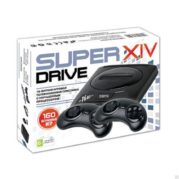 Фото Sega Super Drive 14 (160-in-1) Black