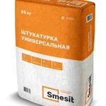 фото Штукатурка цементная универсальная, 25кг SMESIT