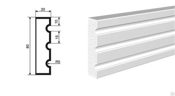 Фото Молдинг М-002