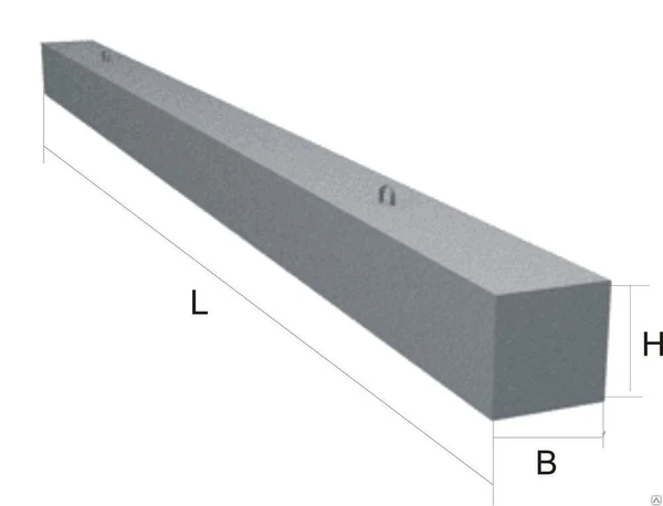 Фото Перемычка брусковая железобетонная 8 ПБ 10-1