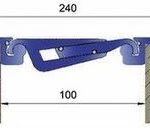 фото Деформационные швы накладные шириной 100 мм для пола (2)