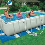 фото Каркасный бассейн Intex Rectangular Ultra Frame Pool 549х274х132 
см 28352