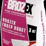 фото Штукатурка BROZEX Гипер Пласт 3 кг. Гипсовая